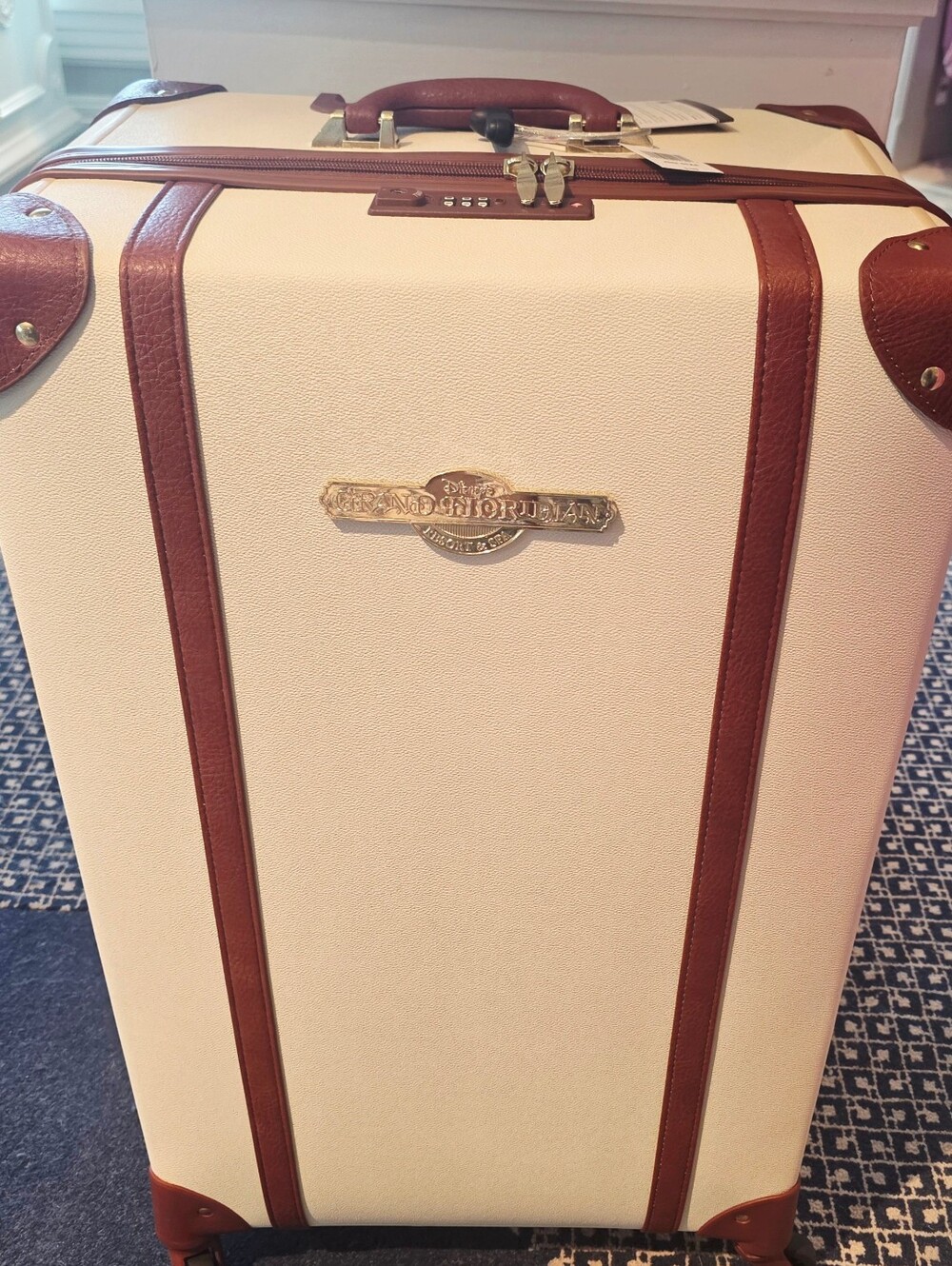 Disney Parks Vintage-Style Rolling Trunk Luggage Grand Floridian Resort